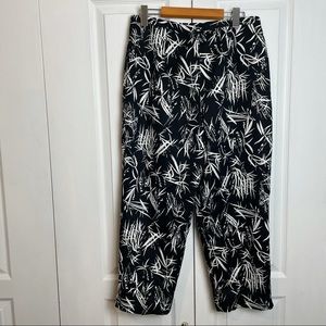 Silk/Cotton PENDLETON Cropped Pants